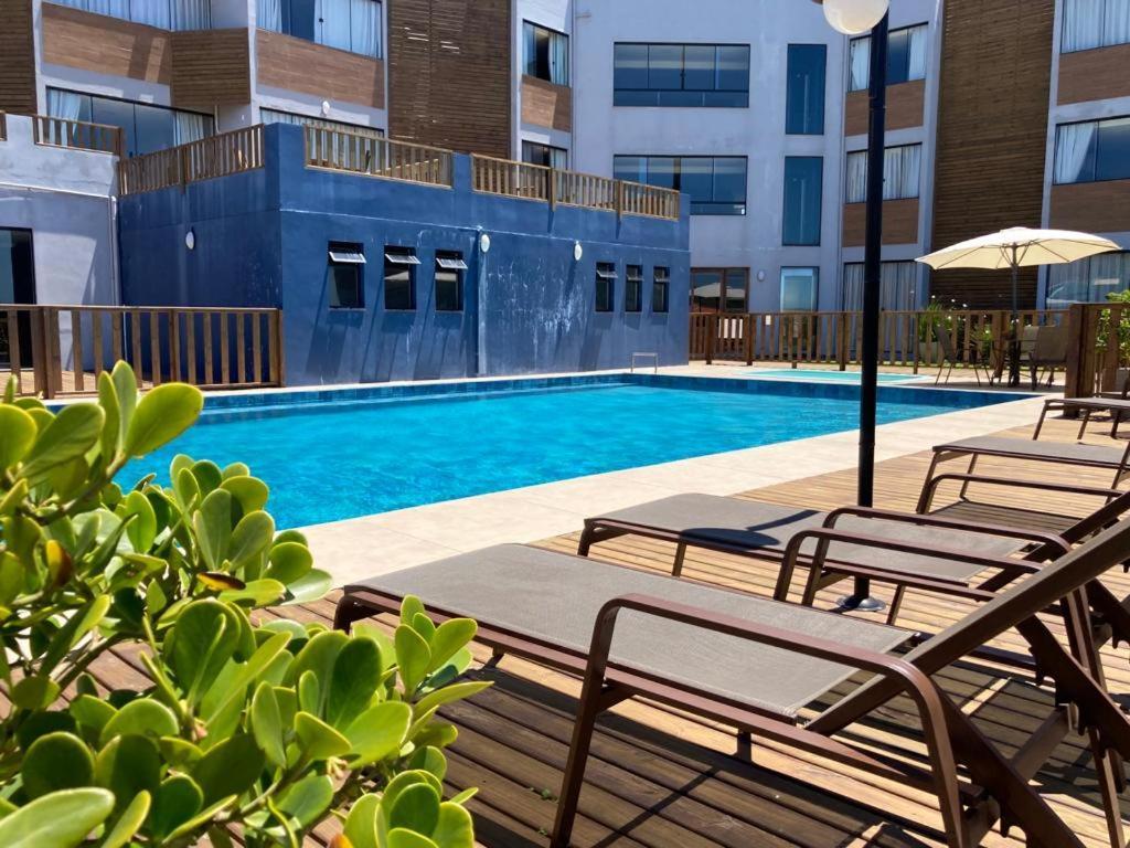 Apto Com Vista Para O Mar E O Farol - Loft 323 라구나 외부 사진